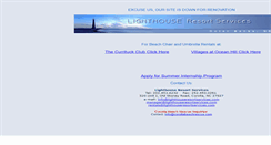 Desktop Screenshot of lighthouseresortservices.com